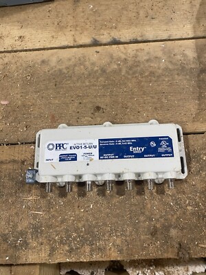 PPC Evolution EVO1-5-U/U Amplifier Signal Splitter - No Power Adapter