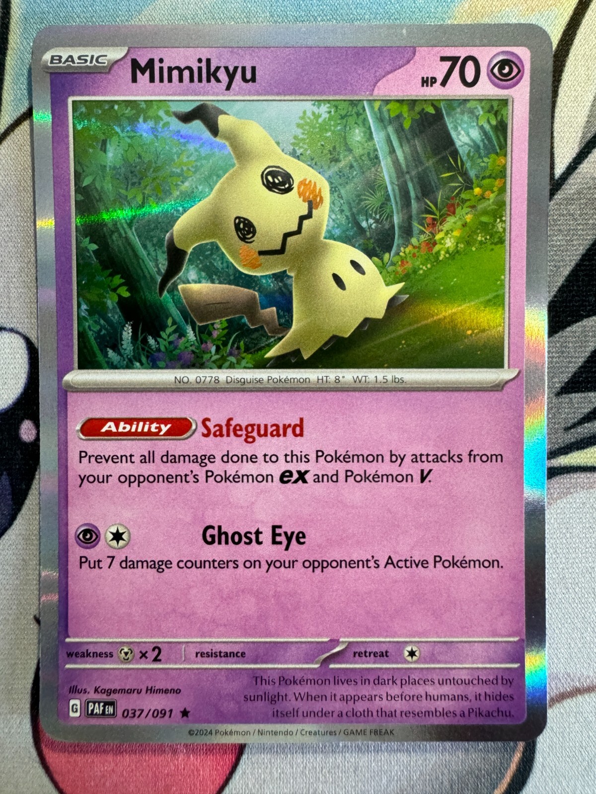 Mimikyu Holo English Pokemon TCG BKN762 | eBay Mimikyu Holo English Pokemon TCG BKN762 | eBay