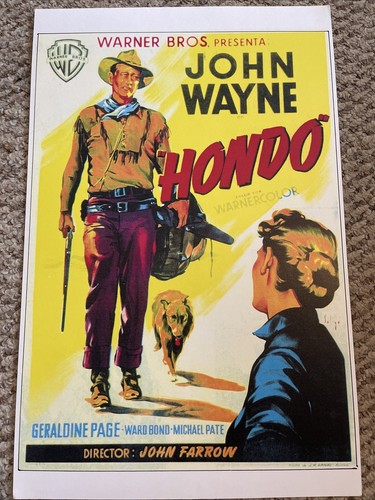 John Wayne Hondo Geraldine Page Poster 11 x 17 (72) – Ovalery SVG