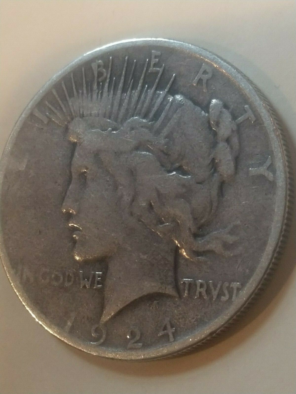 1924 S Peace Silver Dollar XF
