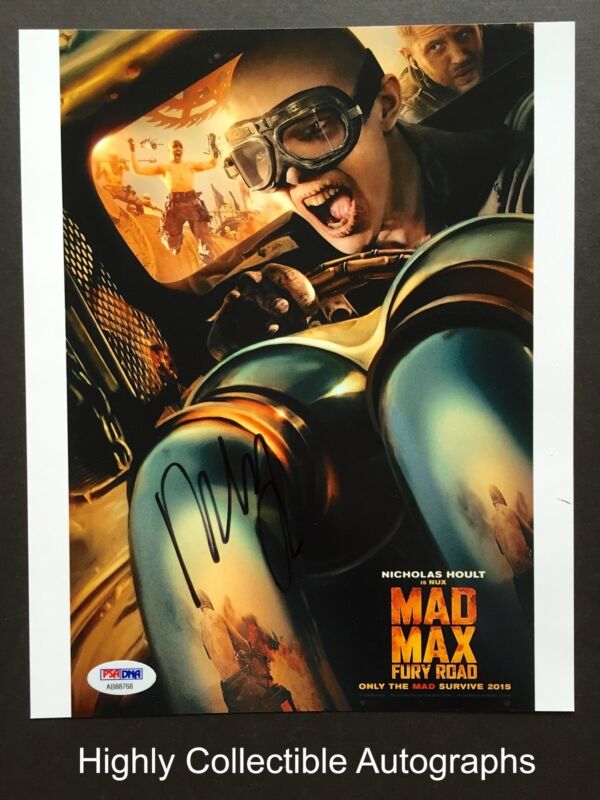 Nicholas Hoult Signed 8x10 Photo Psa Dna Coa Autograph Mad Max Fury Road