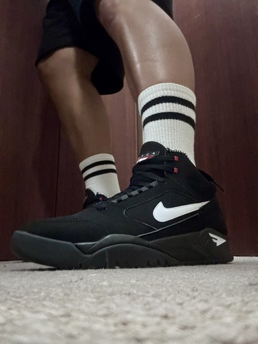 スニーカー Nike Air Flight Lite II Mid Black DQ7687-003 Nike Air Flight Lite II Mid Black DQ7687-003 (Nike