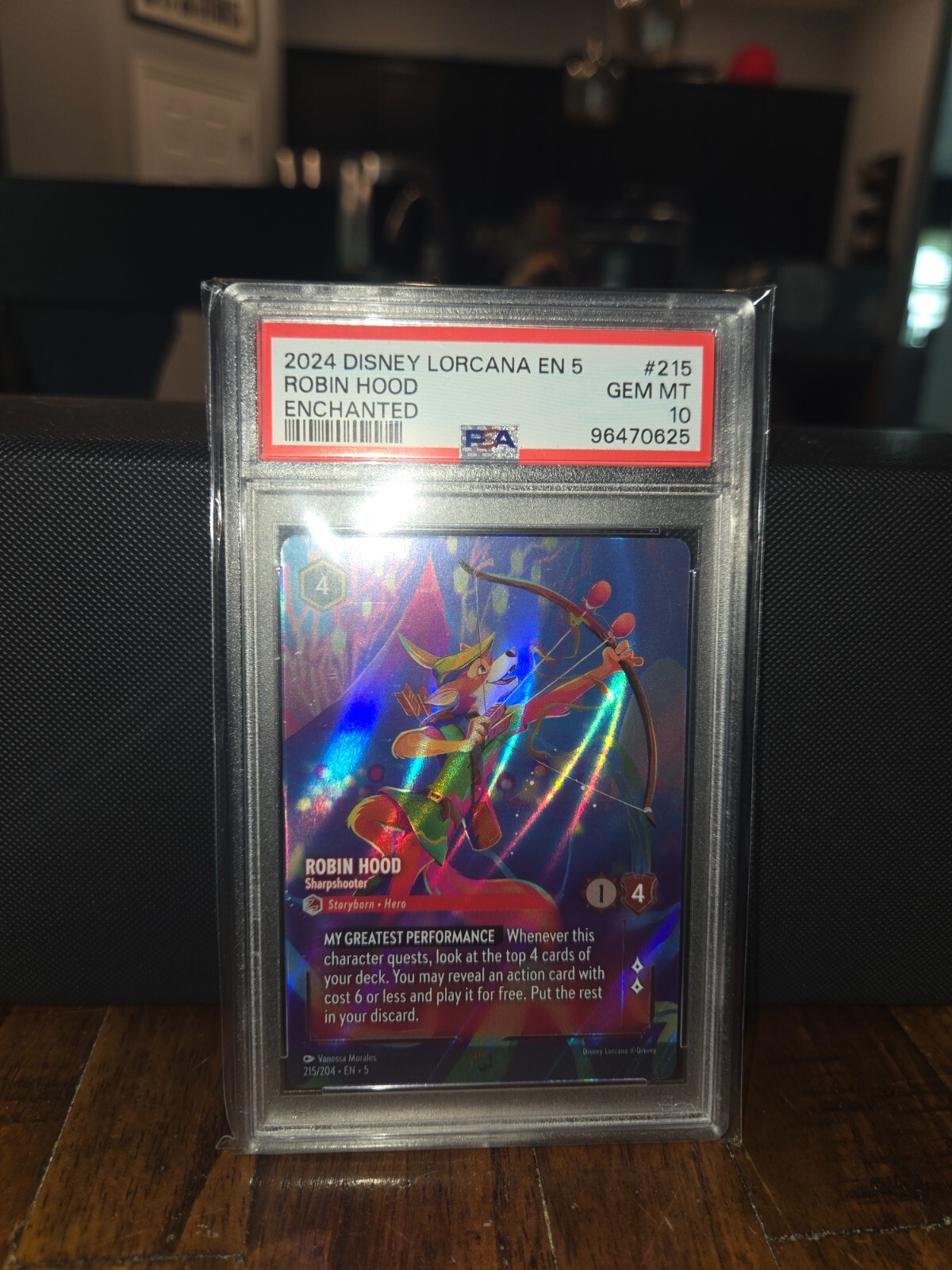 PSA10Disney Lorcana ハデス#205 2024 DISNEY LORCANA EN 5