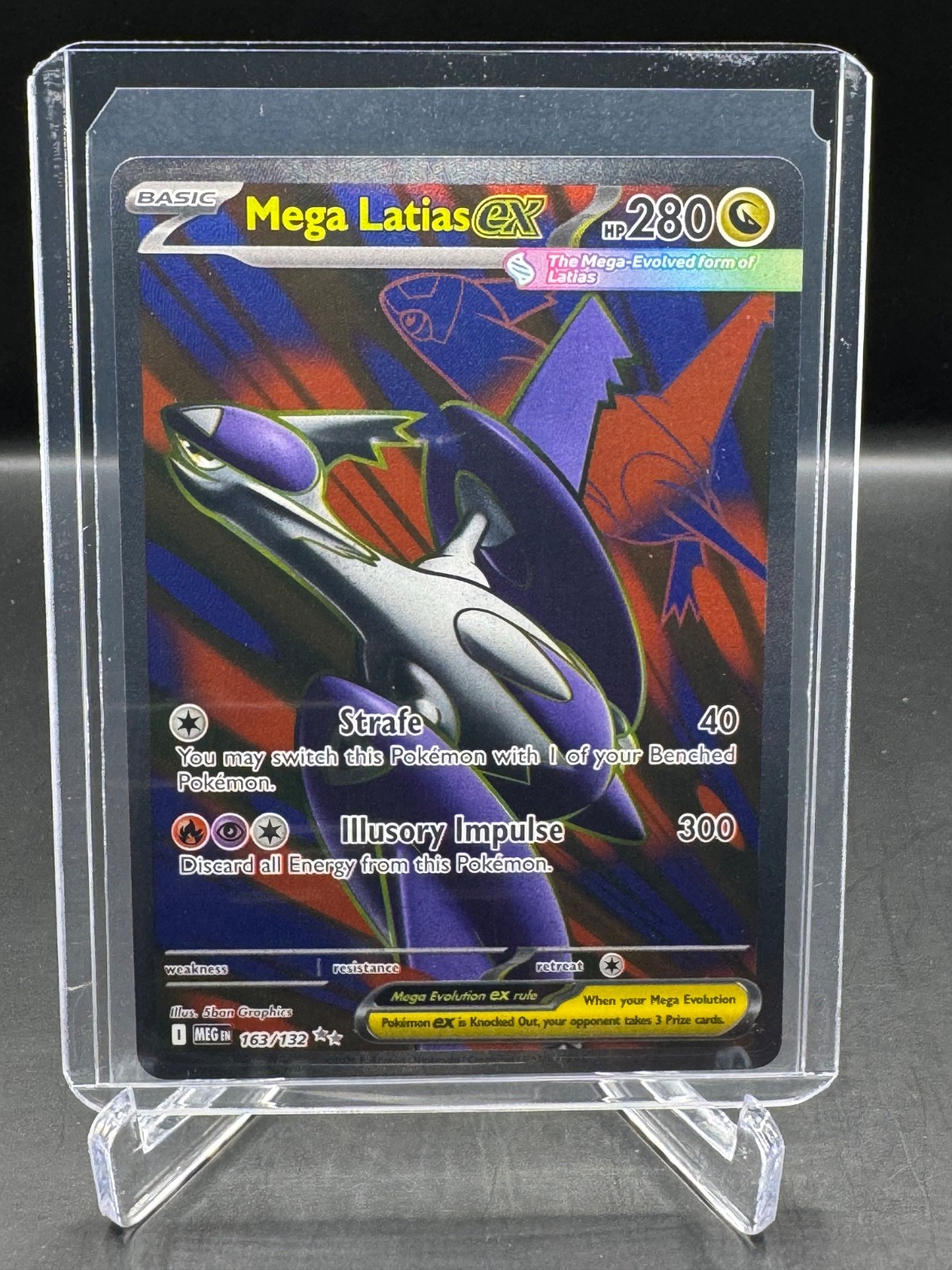 POKEMON MEGA EVOLUTION! MEGA LATIAS EX! ULTRA RARE! FULL ART! 163
