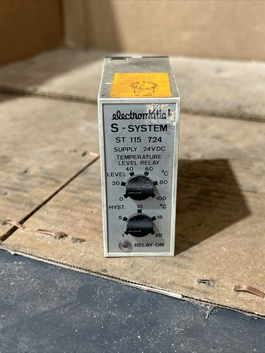 Electromatic S-System Temperature Level Relay ST-115-724