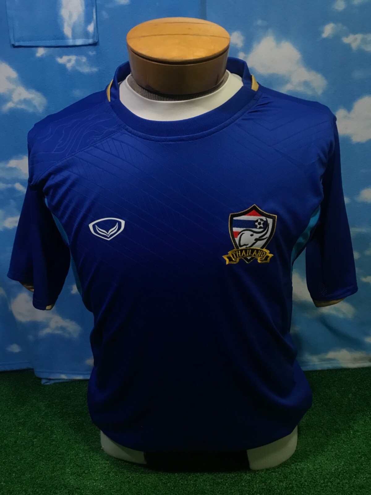 Thailand Soccer Shirt T-Shirt Medium See desc Jersey Blue