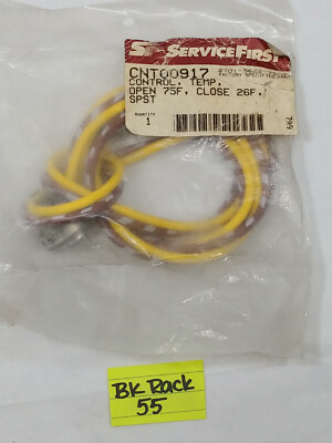 Service First Control, Temp, Open 75F, Close 26F, SPST CNT00917
