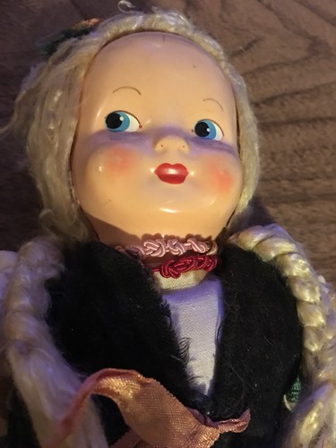 Lot Of 7 Vintage German Swiss Composition Cloth Body Dolls