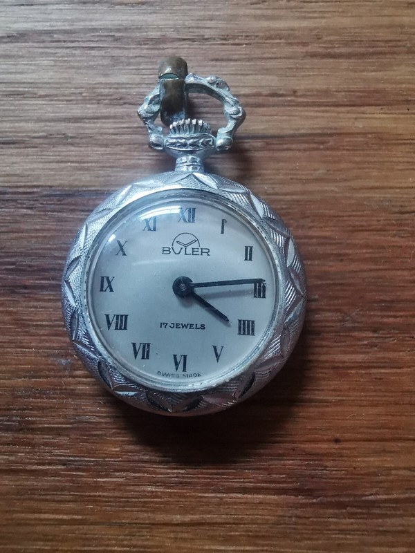 Buler 17 Rubis Jewels Montre Ã  Gousset De Poche Ancienne Miniature P1741