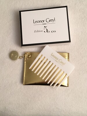 MINI / TRAVEL Leonor Greyl Paris Gold Pouch + Comb - GWP Version
