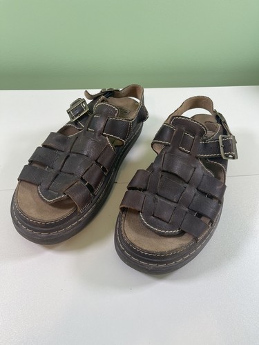 Vintage Skechers Sandals Mens Sz 13Brown Leather Vintage 90s