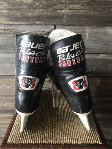Vintage Bauer Black Panther Hockey Skates