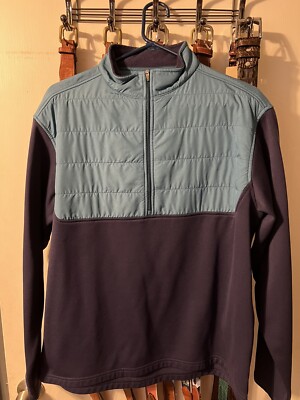 Peter Millar Quarter Zip Golf Pullover Size Large