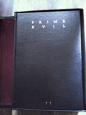 Rare Limited Edition Signed Book Prime Evil. Ideal Gift.