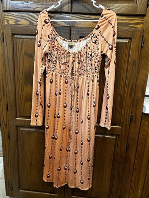 ISSA London Peasant Dress 10 Pink