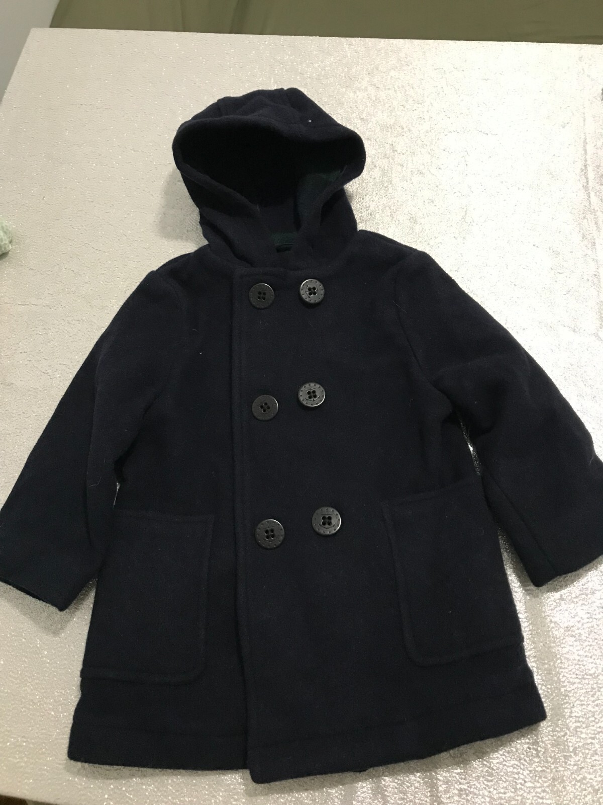 275$ Polo Ralph Lauren Kids Boys Wool Coat Overcoat Navy