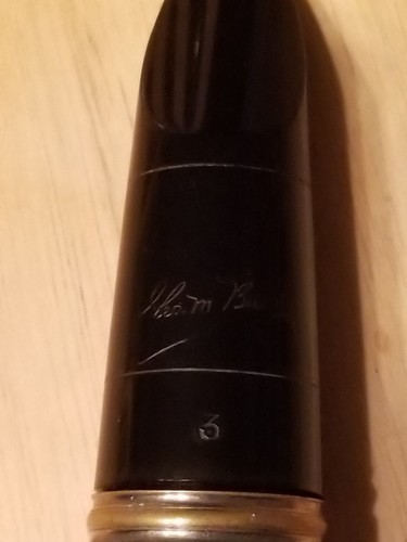 Vintage Bundy 3 Mouthpiece Resonite Selmer Clarinet