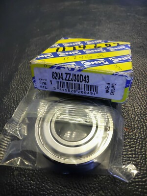SNR  BEARING 6204.ZZJ30D43 New