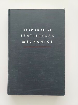 Elements of Statistical Mechanics Haar 1961 Holt Rinehart Hardcover Textbook D