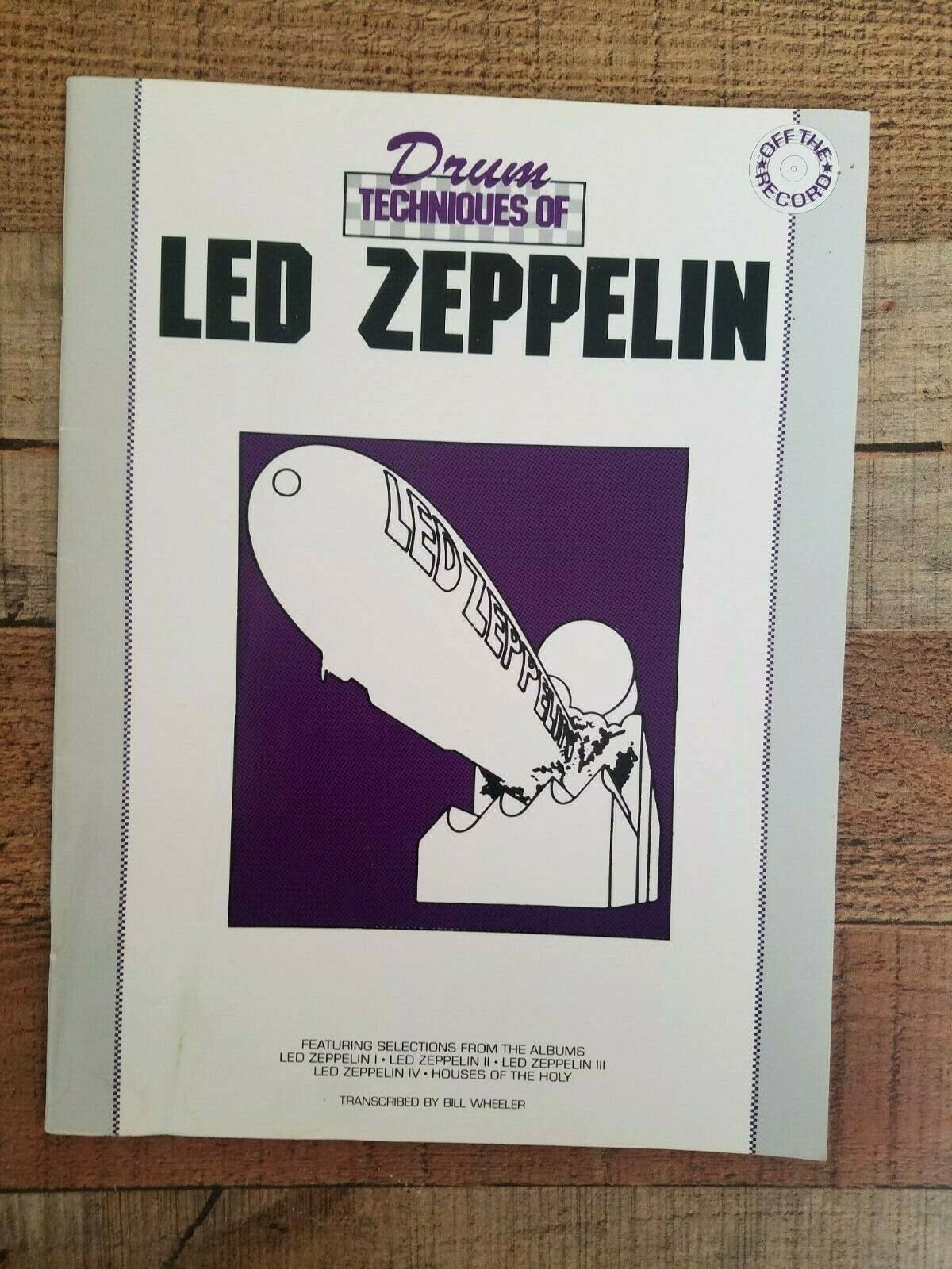 The Doors Drum Anthology Series Drum Techniques Of Led Zeppelin Lot Of 2 Books