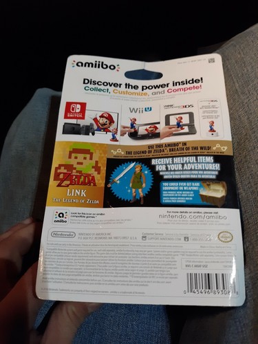 Lightly Damaged Nintendo Amiibo Link The Legend of Zelda 8 Bit  Switch WiiU 3DS