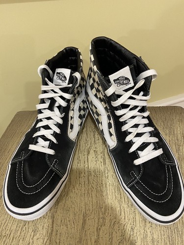 レア VANS Sk8-Hi BOLT チェッカーフラッグ 27.5 ハイカット レア VANS Sk8-Hi BOLT チェッカーフラッグ 27.5 ハイカット