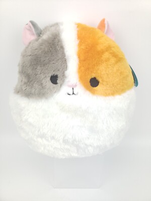 Squishmallow 12'' Everett Guinea Pig Fuzz A Mallow Tri-Color Soft Plush NEW