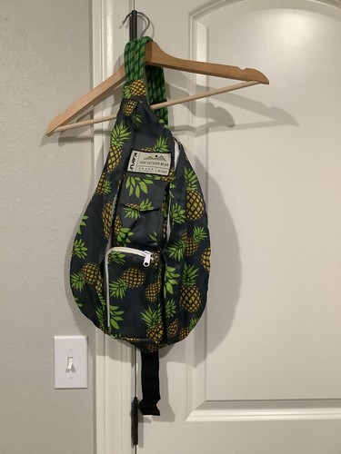 Kavu Sling Rope Bag Jungle Party Design Camping Hiking Travel Backpack Amazon.com: KAVU Mini Rope Sling Pack with Adjustable Rope  main image 4