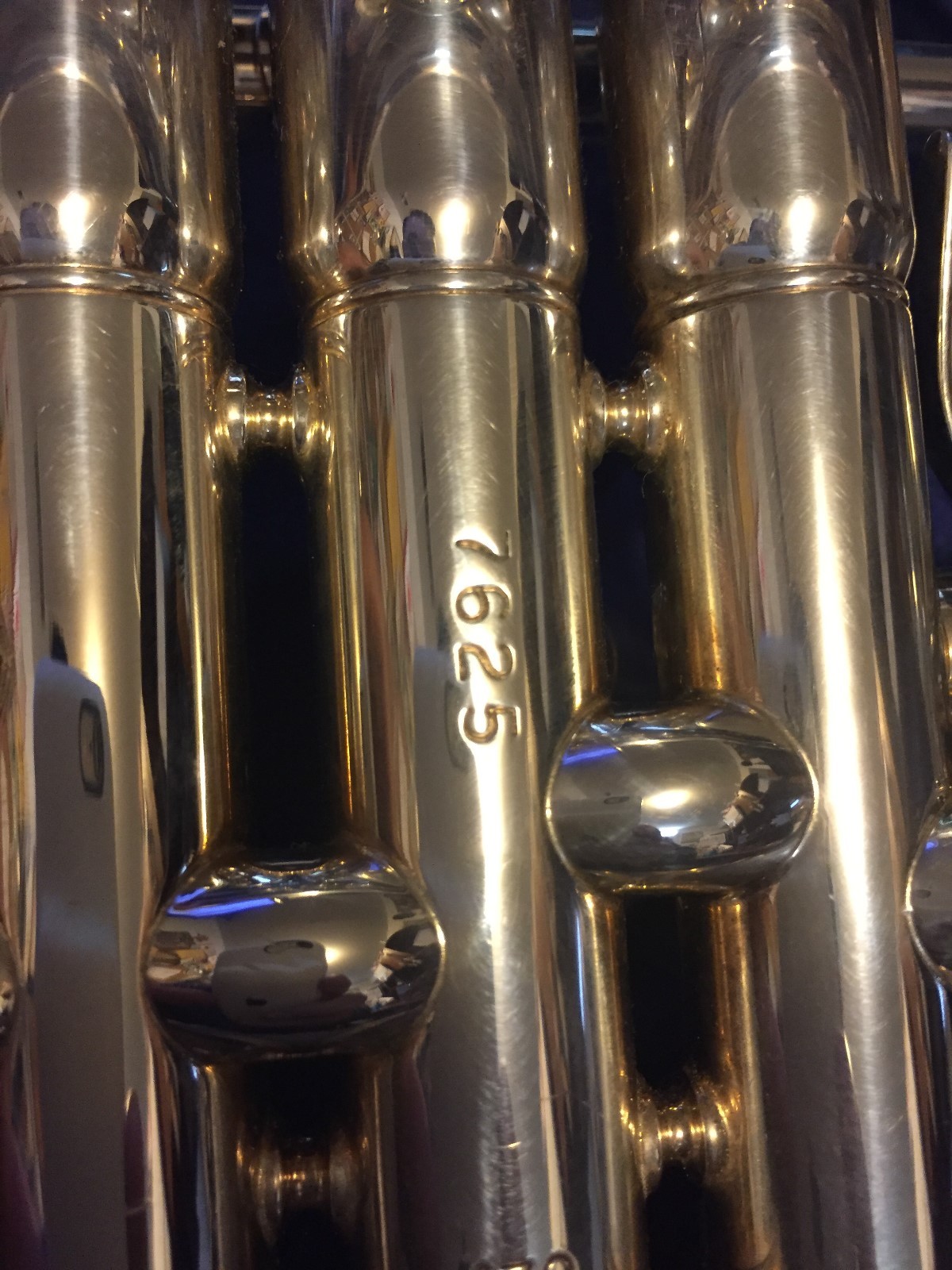 JEROME CALLET JAZZ TRUMPET 464 bore w. 2 Monette 24k mouthpieces  BL, B6