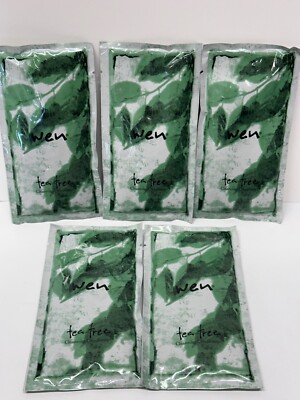 5 Wen Tea Tree Cleansing Conditioner Individual Travel Size Packet 2 oz each