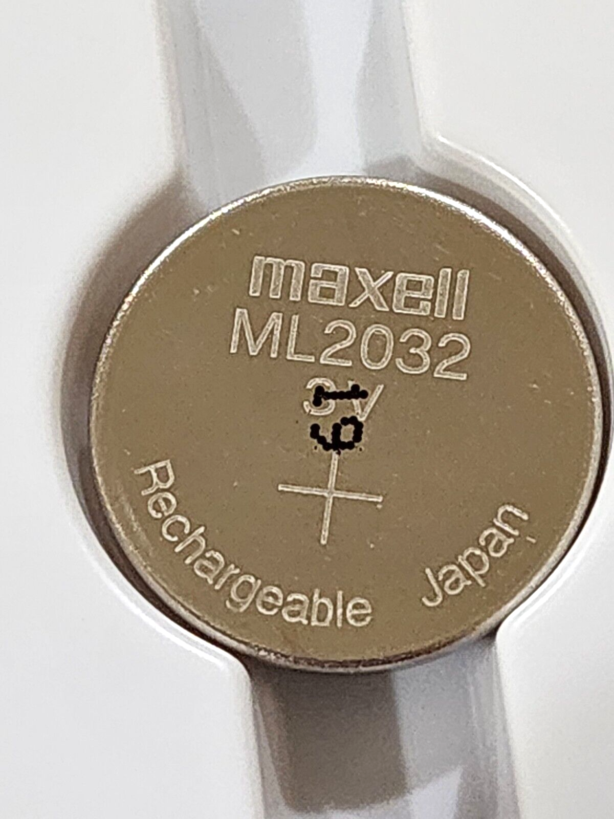 1 pc  ML2032 ML 2032 3v RECHARGEABLE LITHIUM BATTERY MANUFACTURED 09/2021
