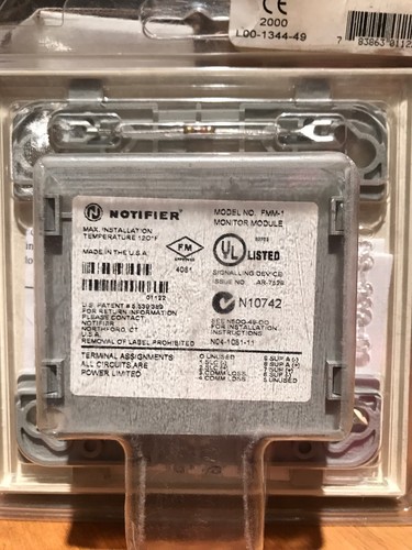 Notifier FMM-1 Addressable Input Module - NEW Unused Factory Sealed