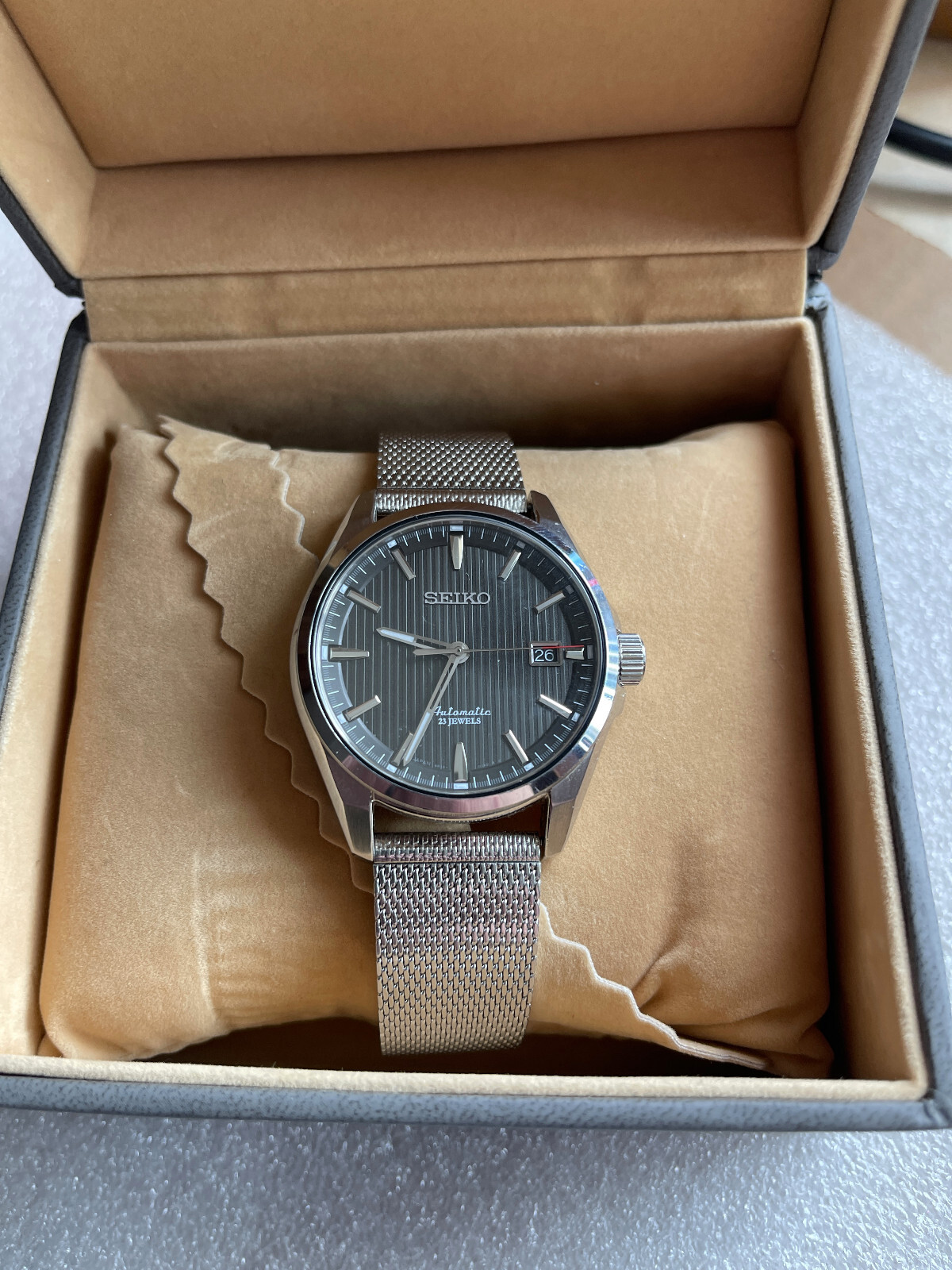 SEIKO PRESAGE セイコー プレサージュ 6R15-02M0 自動巻 黒文字