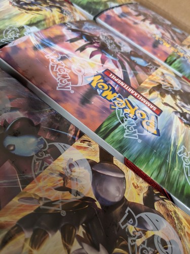 1x Pokemon Sonne Mond Aufziehen der Sturmröte Themendeck Display OVP NEW