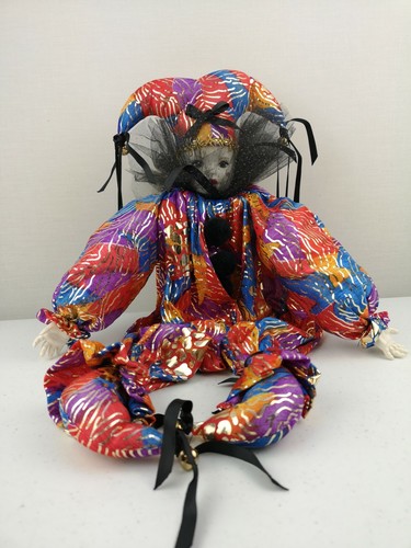 Colorful Harlequin Ornamental Pierrot Clown Jester China