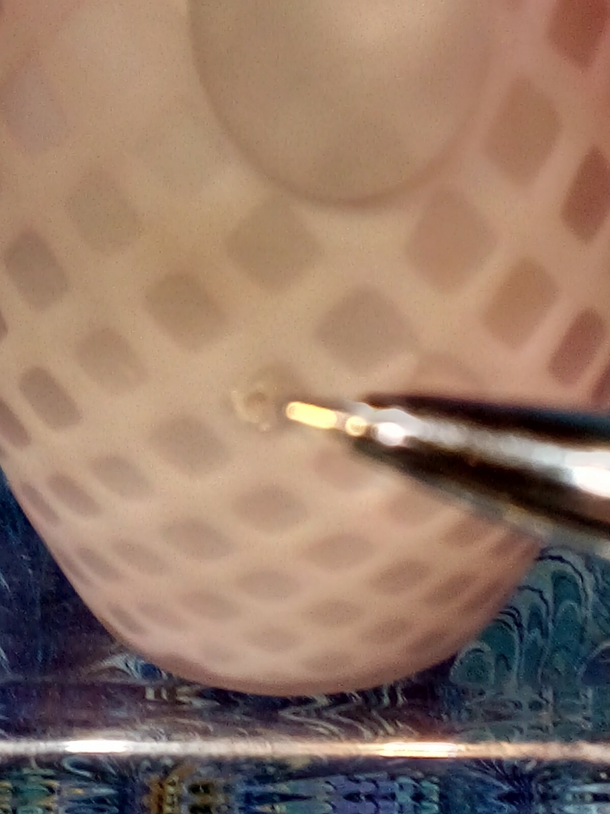 Pink Satin Glass Diamond Quilted Vase Blown Glass Handles SIGNED Antique 5