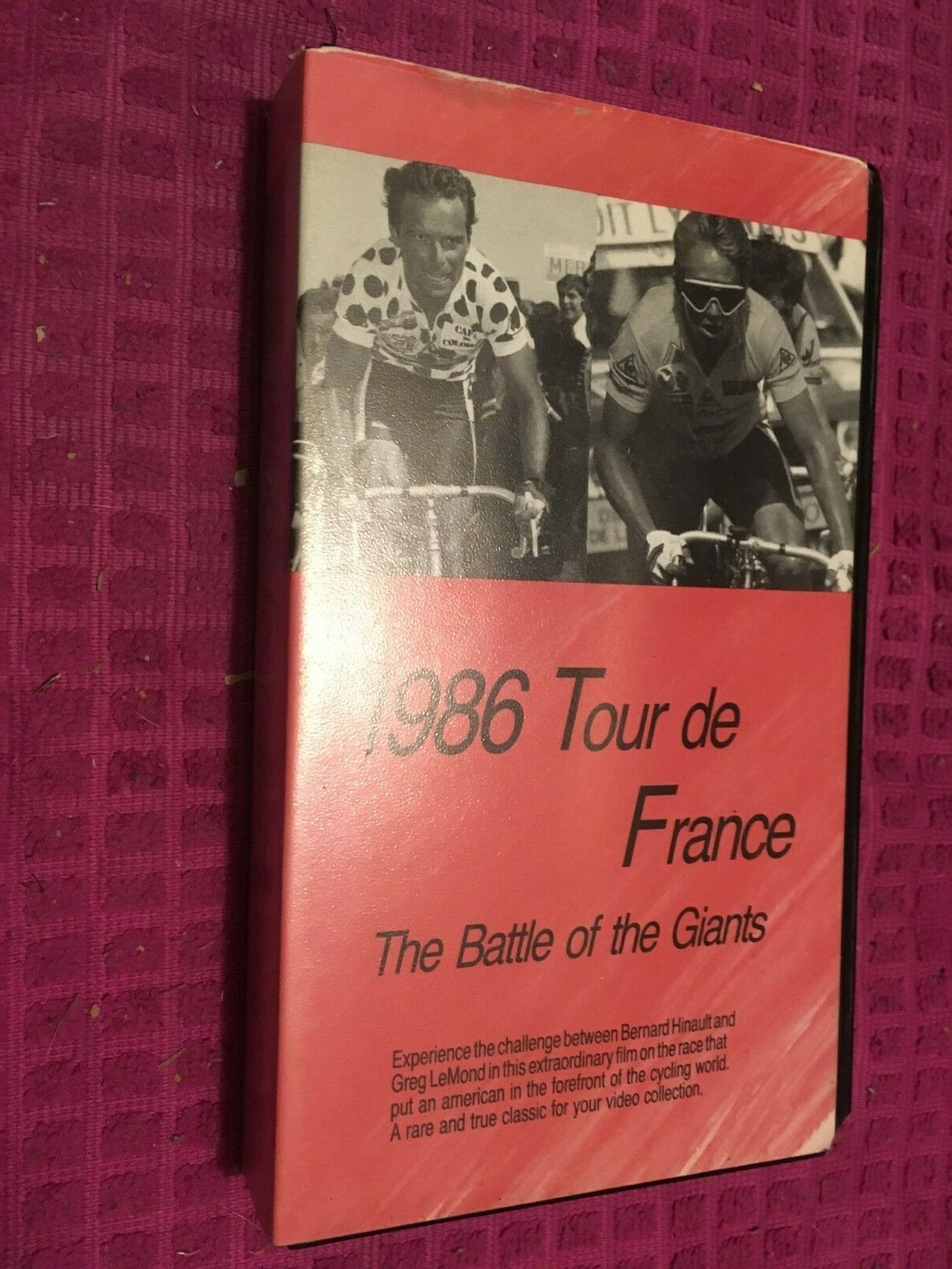 1986 Tour de France VHS Lemond and Hinault Challange - THE