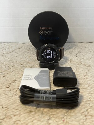 Samsung Gear S3 Frontier 46 mm Smart Watch SM-R760 with Dark Brown Leather Band