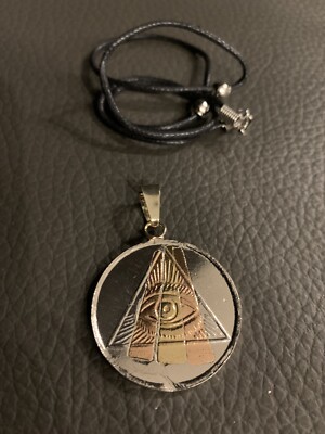 All Seeing Eye-Ojo Que Todo Lo Ve-Tetragrammaton-Protection-Star Pendant. Amulet