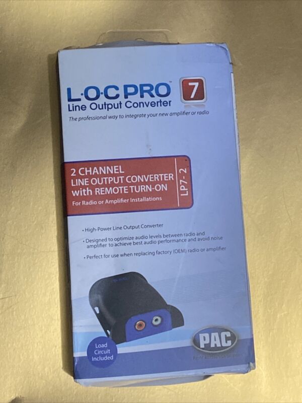 PAC LP7-2 Premium 2-Channel Line Output Converter With Remote Turn On, TRUNK-LOC