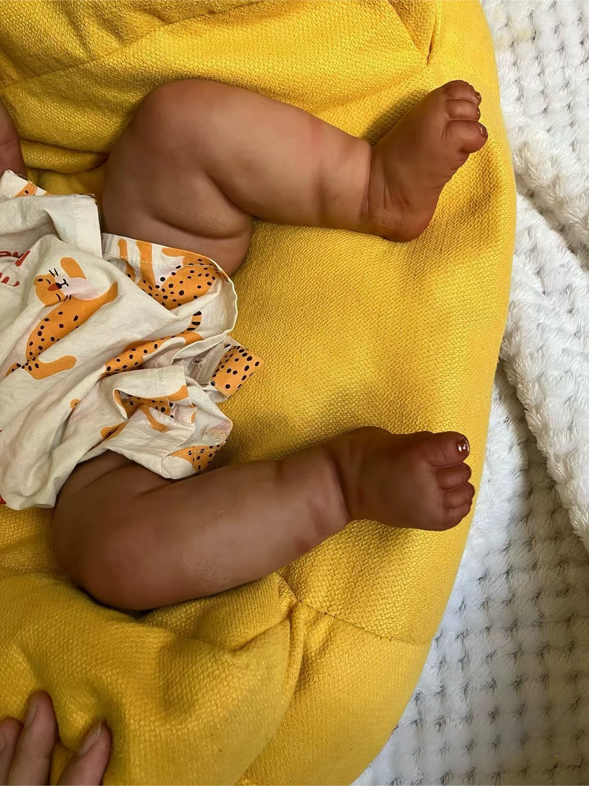 25inch Unassembled Pickle Reborn Baby Doll Kit Painted African