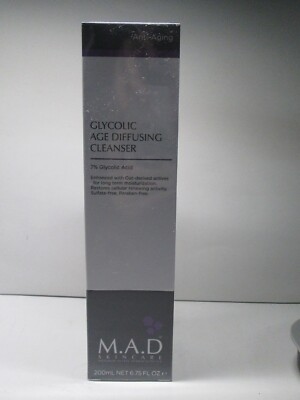 M.A.D skincare anti-aging glycolic CLEANSER   200ml/6.75 oz NEW