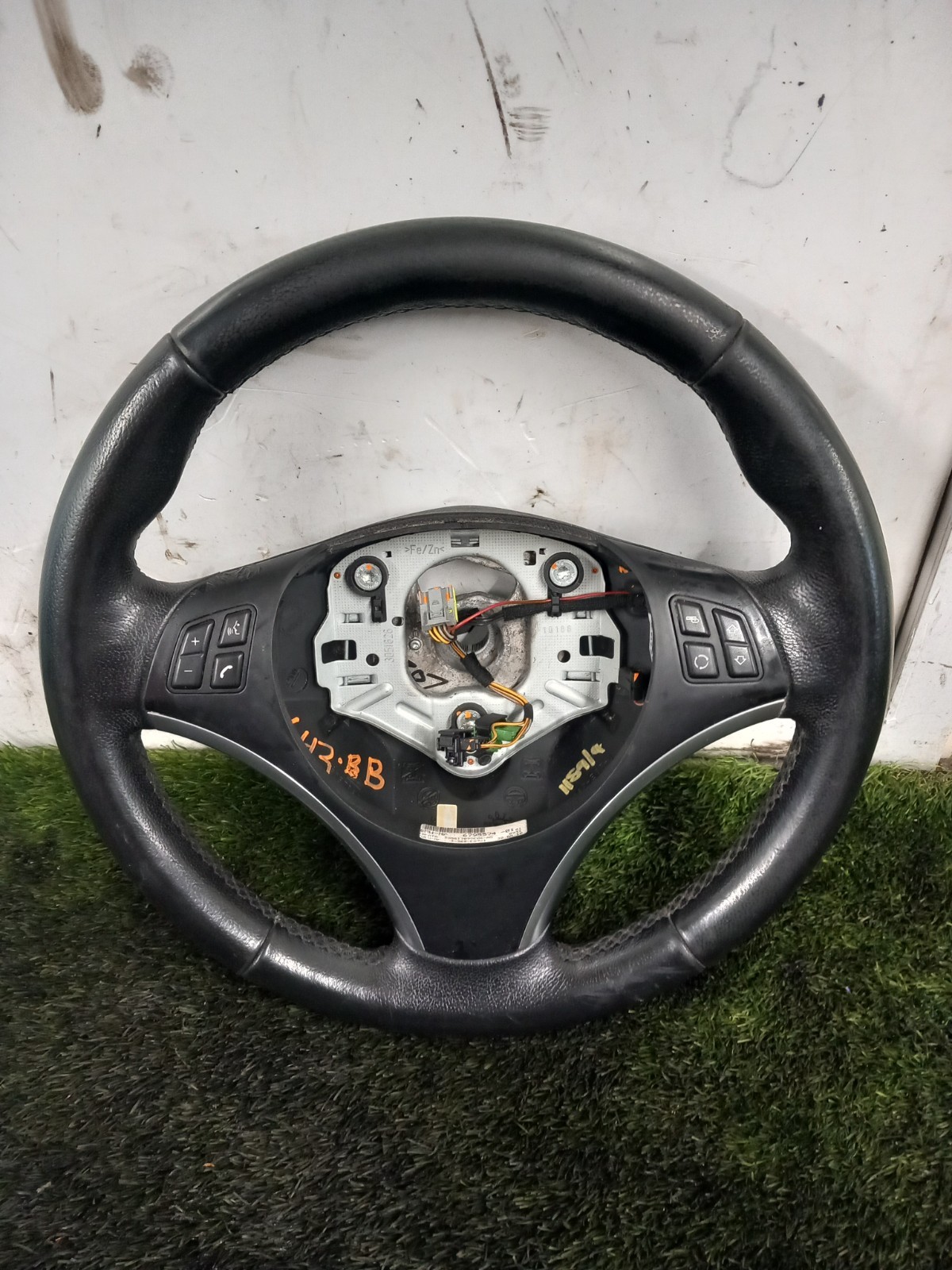 2008 BMW E87 E8x E90 E9x 1 3 Series OEM Black Leather SE Steering Wheel 6795574