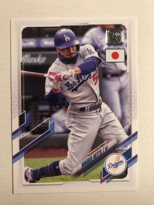 MLB 2021 topps JAPAN EDITION　ムーキー・ベッツ 2021 TOPPS JAPAN EDITION MOOKIE BETTS LOS ANGELES DODGERS