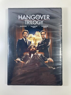 The Hangover Trilogy DVD Original, Part 2, Part 3 Bradley Cooper Brand NEW