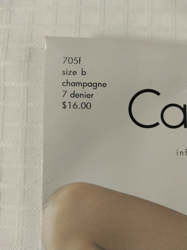 Calvin Klein ultra bare sheer control top hosiery  Size B champagne