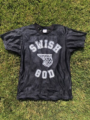 Katy Perry Tour Swish Swish God Nicki Minaj Black Mesh Basketball Jersey