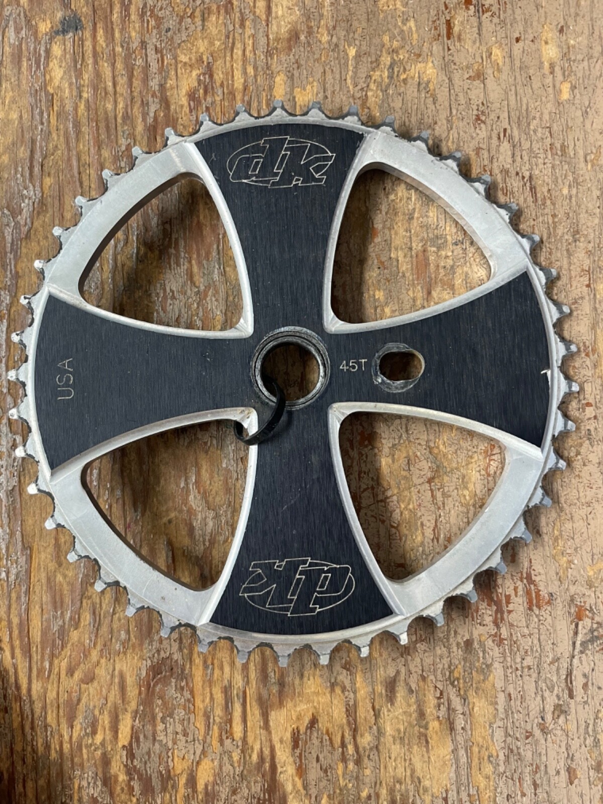 DK (A-RT×SF) Dk 45 tooth iron cross USA BMX Bicycle ChainRing Sprocket | eBay