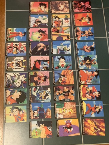 Dragon Ball Z 1996 FIRST PRINT CARD LOT MADE IN JAPAN JPP