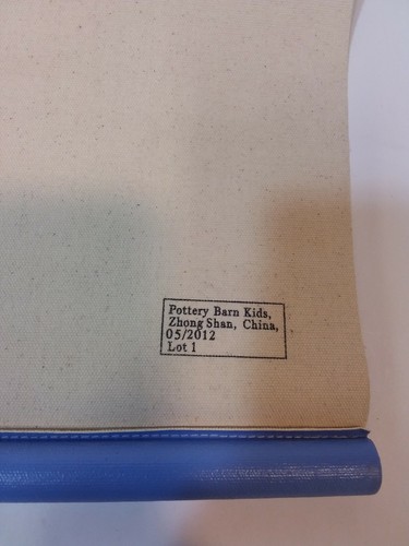 Pottery Barn Kids, Growth Chart, Rocket themed on Canvas Banner